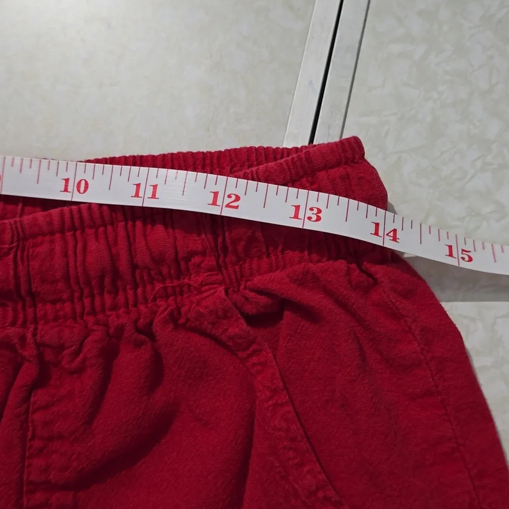 Basic Editions Red Shorts Size Small - Picture 7 of 9